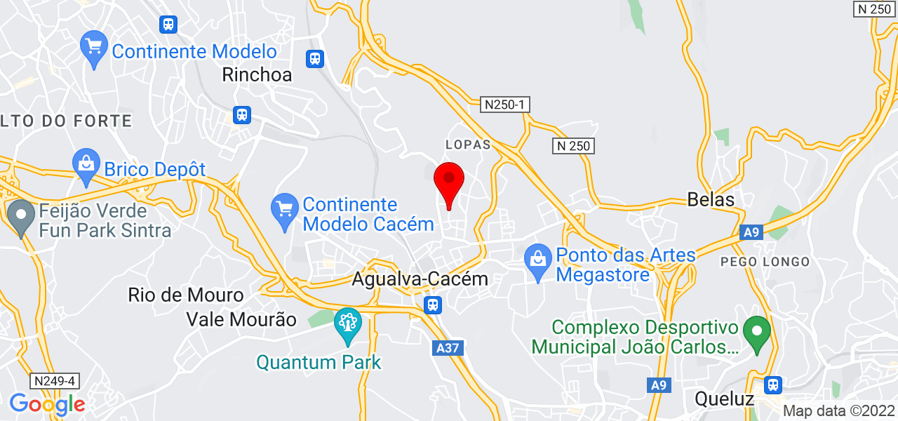 S&oacute;nia Teixeira - Lisboa - Sintra - Mapa