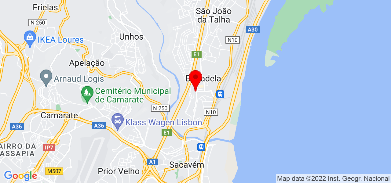 Leonelia - Lisboa - Loures - Mapa