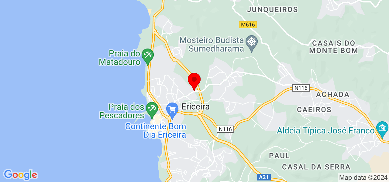 Lucilene Lima - Lisboa - Mafra - Mapa