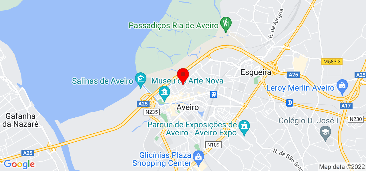 Odete Silva - Aveiro - Aveiro - Mapa