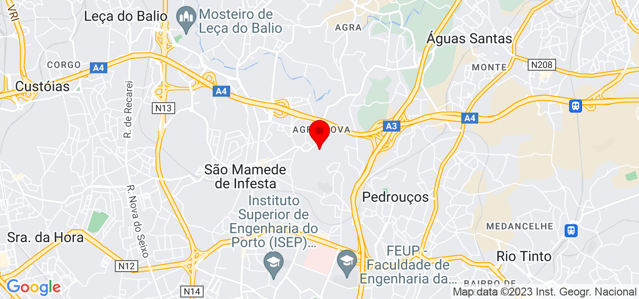 Clean Universe - Porto - Matosinhos - Mapa