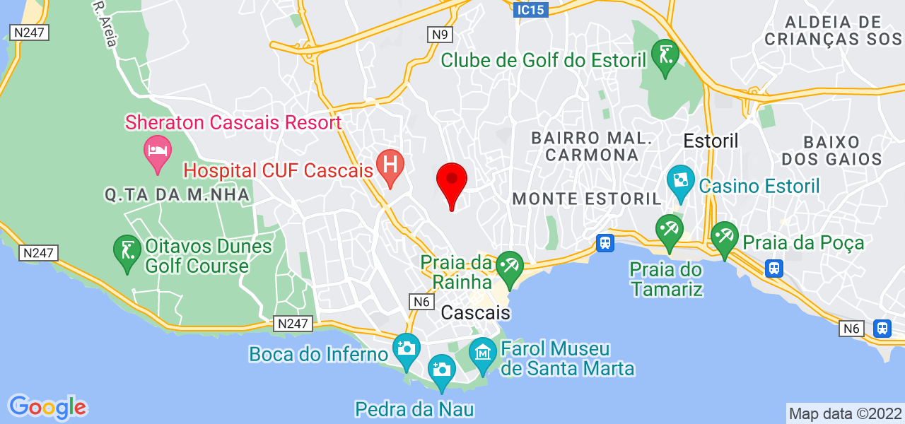 Bruno Silva - Lisboa - Cascais - Mapa