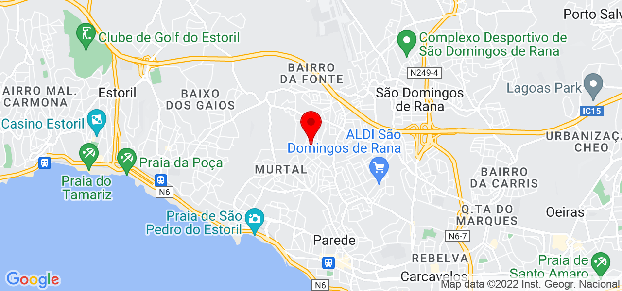 Felicidade - Lisboa - Cascais - Mapa