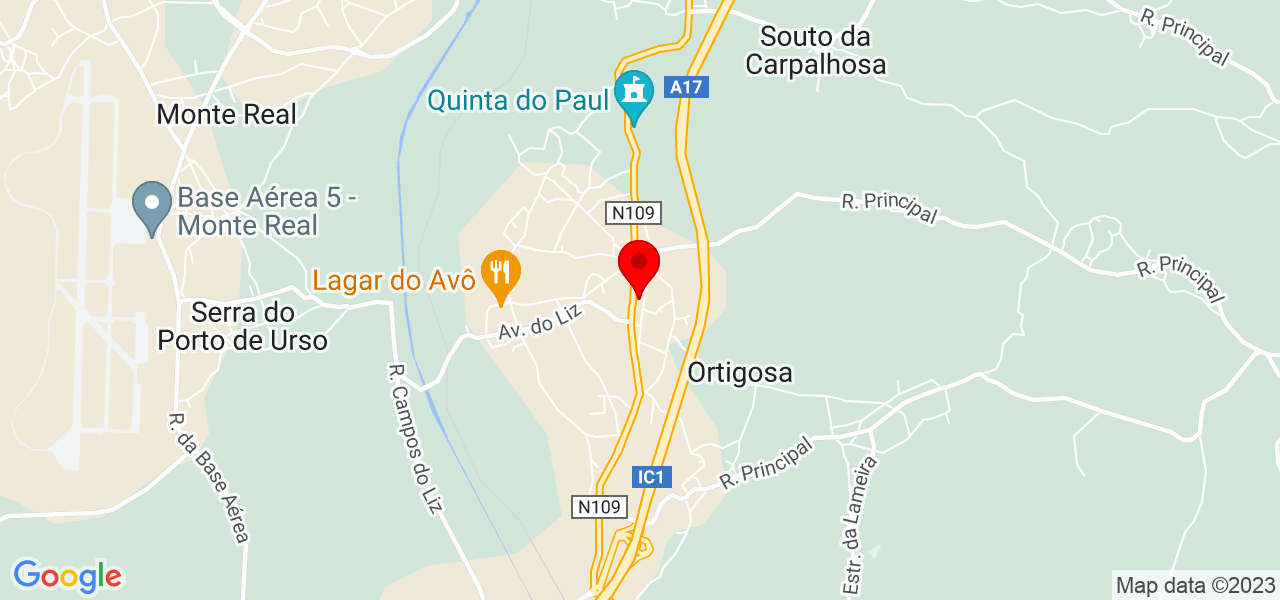 M&aacute;rcio Domingues - Leiria - Leiria - Mapa