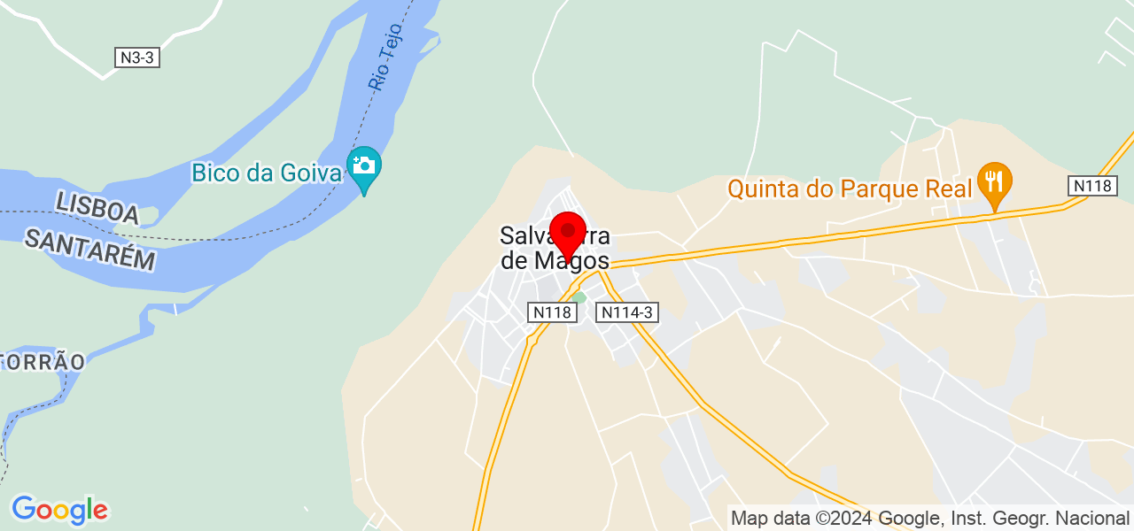 Miguel Gon&ccedil;alves - Santarém - Salvaterra de Magos - Mapa