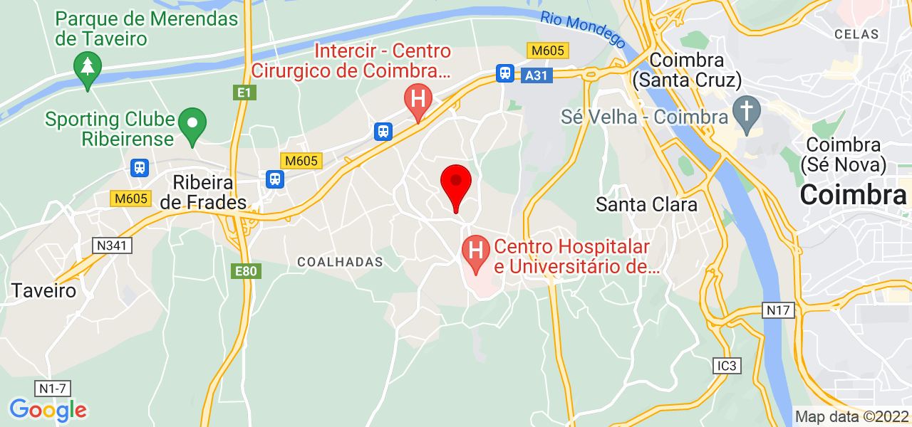 Jos&eacute; - Coimbra - Coimbra - Mapa