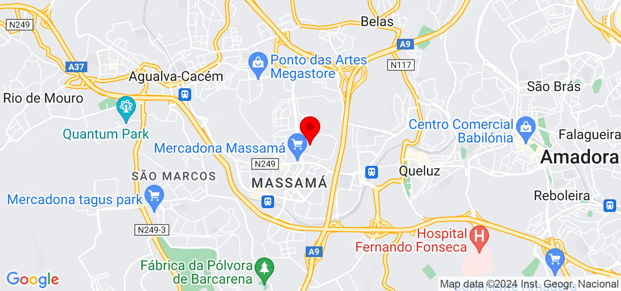 N&iacute;dia - Lisboa - Sintra - Mapa