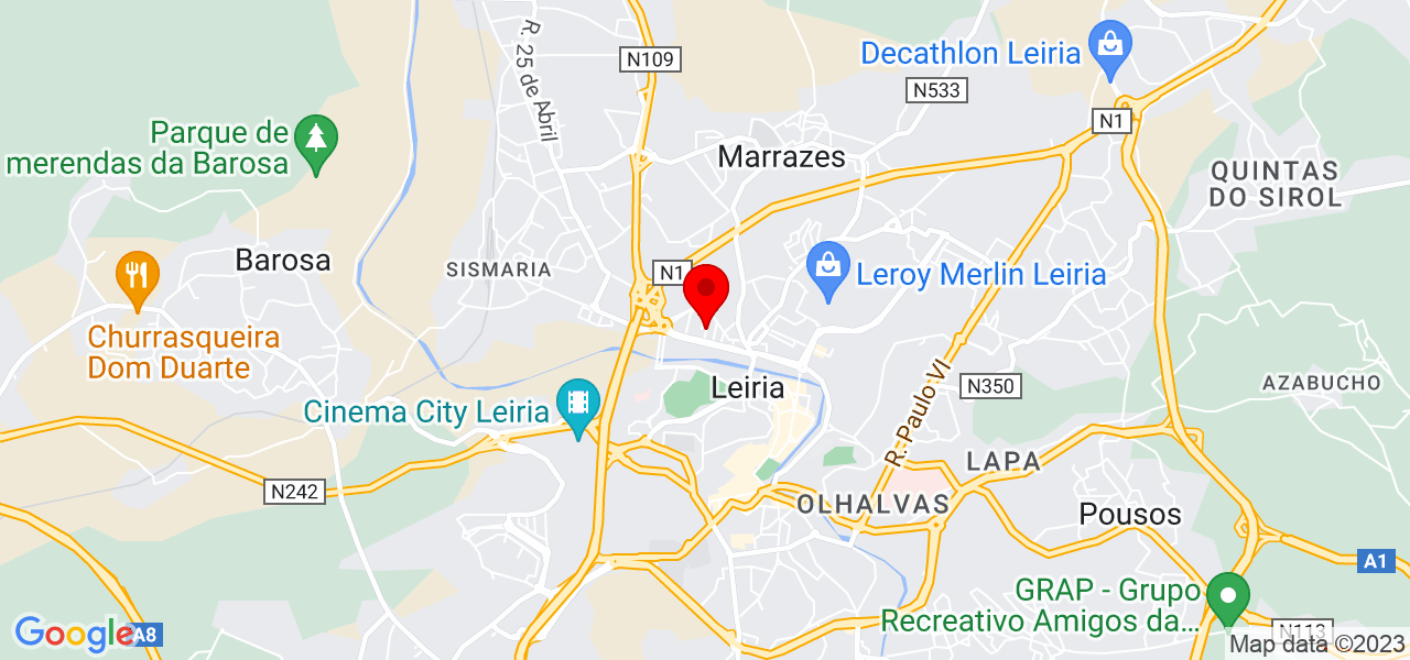 Claudio Carrillo - Leiria - Leiria - Mapa