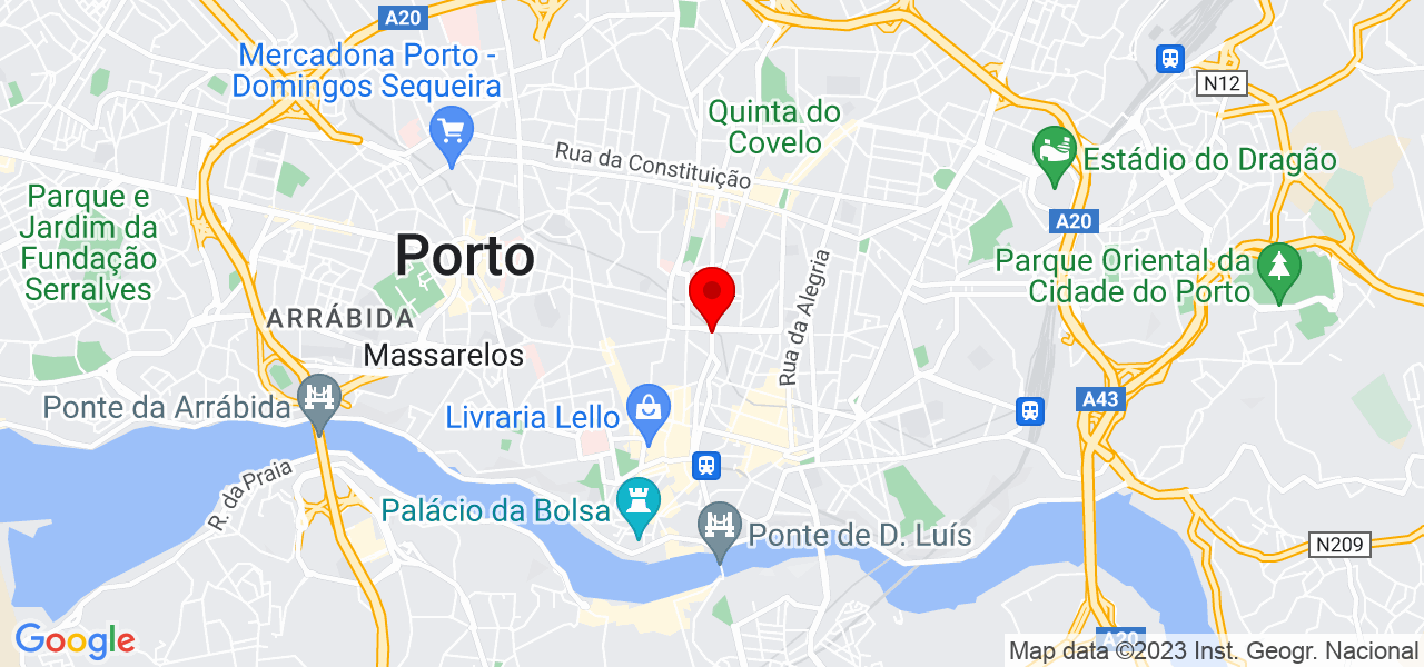 Juliane Del Negri - Porto - Porto - Mapa