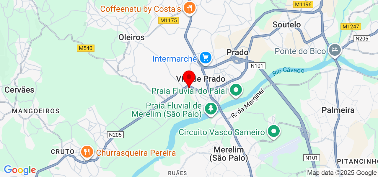 Emanuel Pereira - Braga - Vila Verde - Mapa
