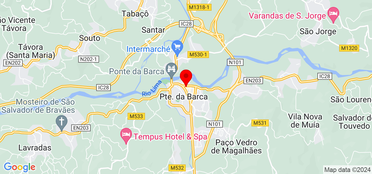 Alex Dias - Viana do Castelo - Ponte da Barca - Mapa