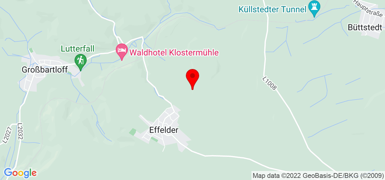 Catering König - Thüringen - Eichsfeld - Karte