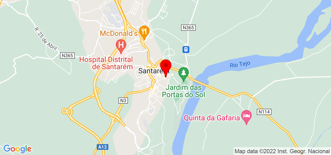 Krav Maga Santar&eacute;m IPKM - Santarém - Santarém - Mapa