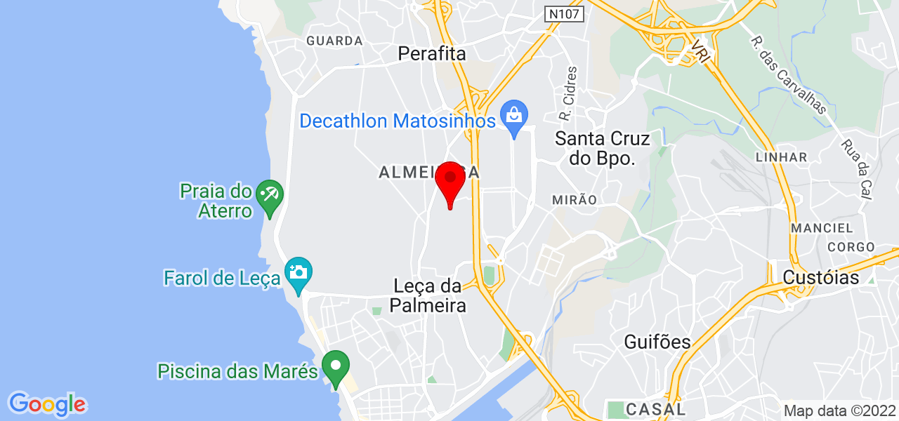 Mafalda Regueiro - Porto - Matosinhos - Mapa