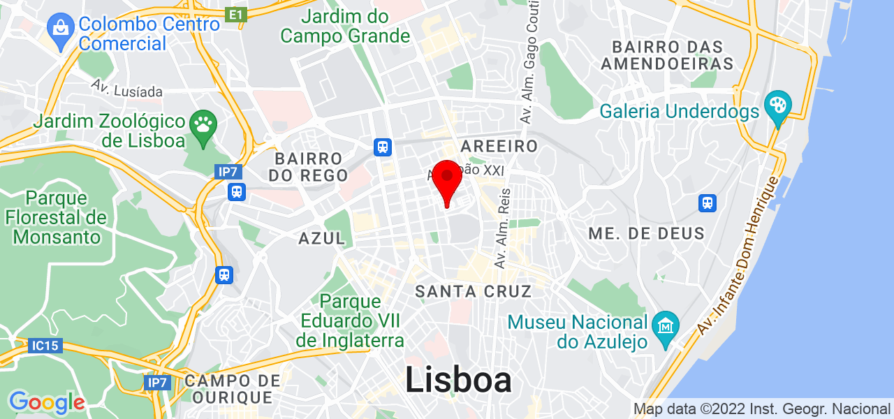 Andreis - Lisboa - Lisboa - Mapa