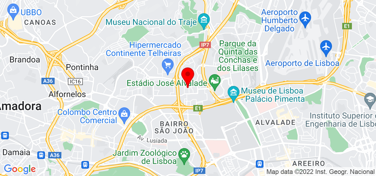 Jos&eacute; Carlos S&aacute; - Lisboa - Lisboa - Mapa