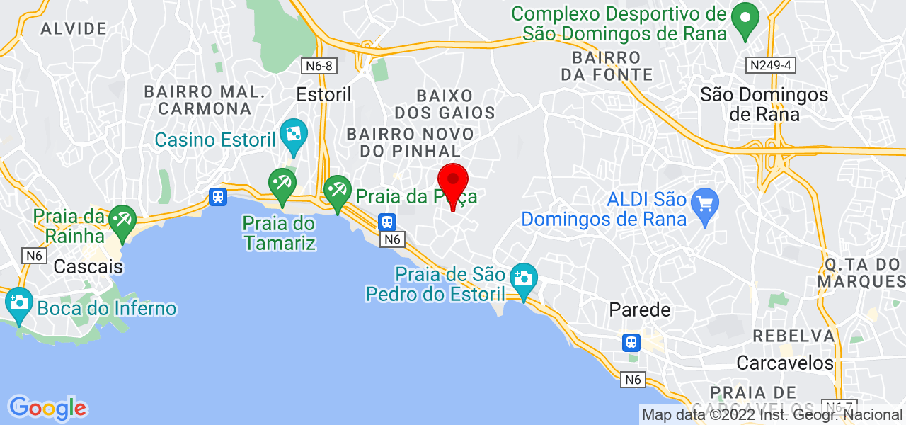Paula Bernardo - Lisboa - Cascais - Mapa