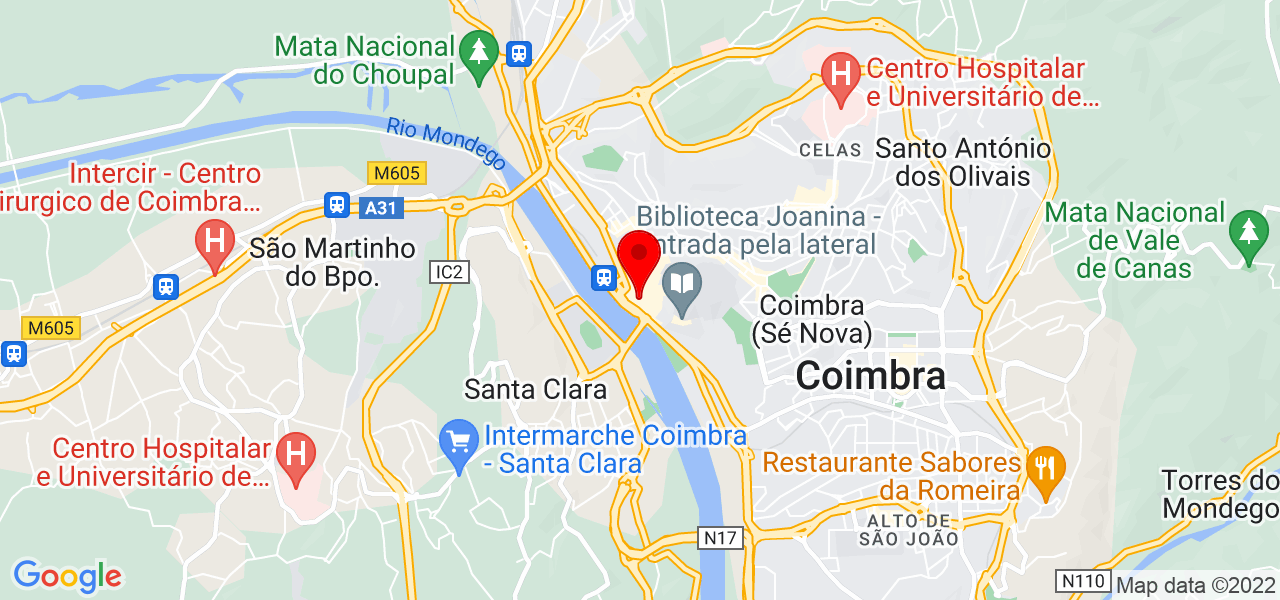 Coimbra Peles - Coimbra - Coimbra - Mapa