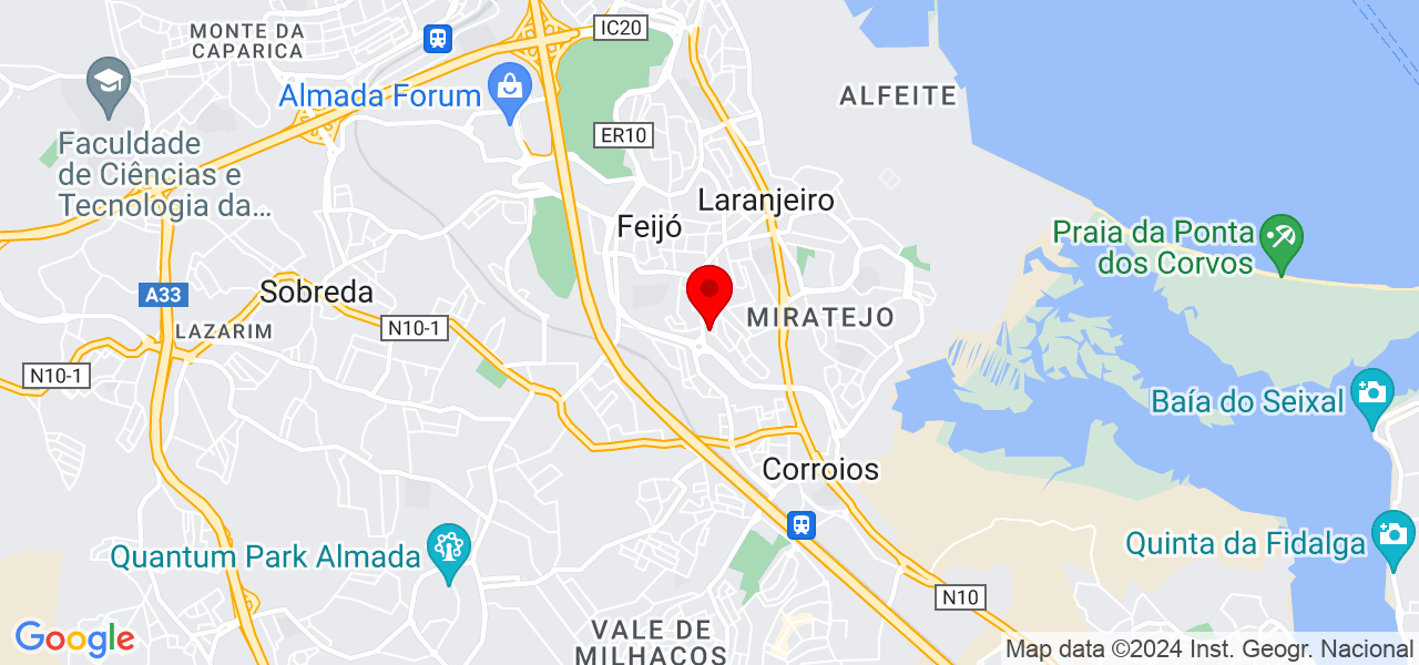Divina Realidade - Setúbal - Almada - Map