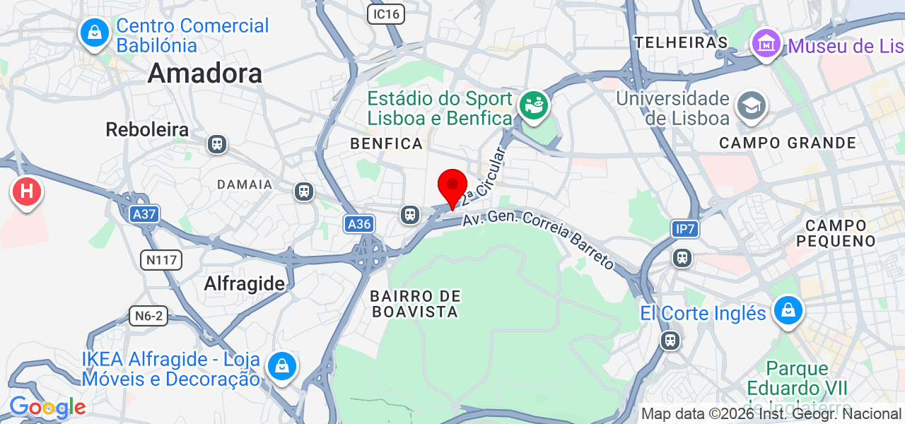 Nathalie Costa - Lisboa - Lisboa - Mapa