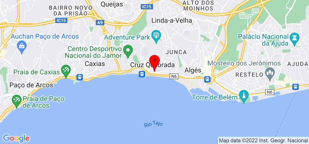 Francisco Santos - Lisboa - Oeiras - Mapa