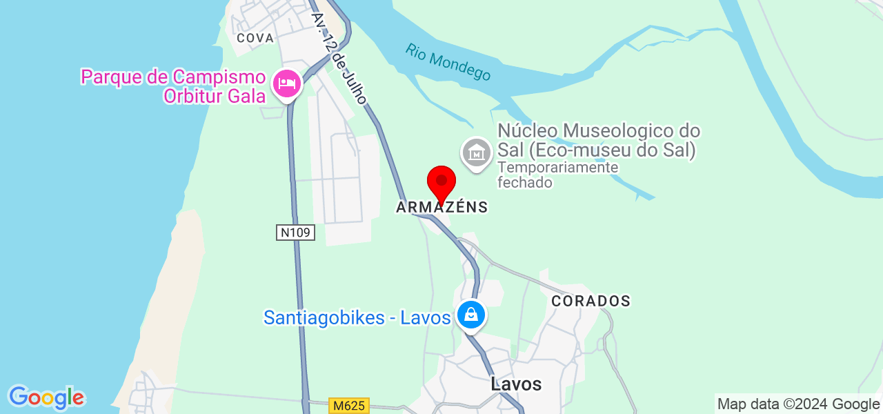 Ruben Silveira (TVDE) - Coimbra - Figueira da Foz - Mapa