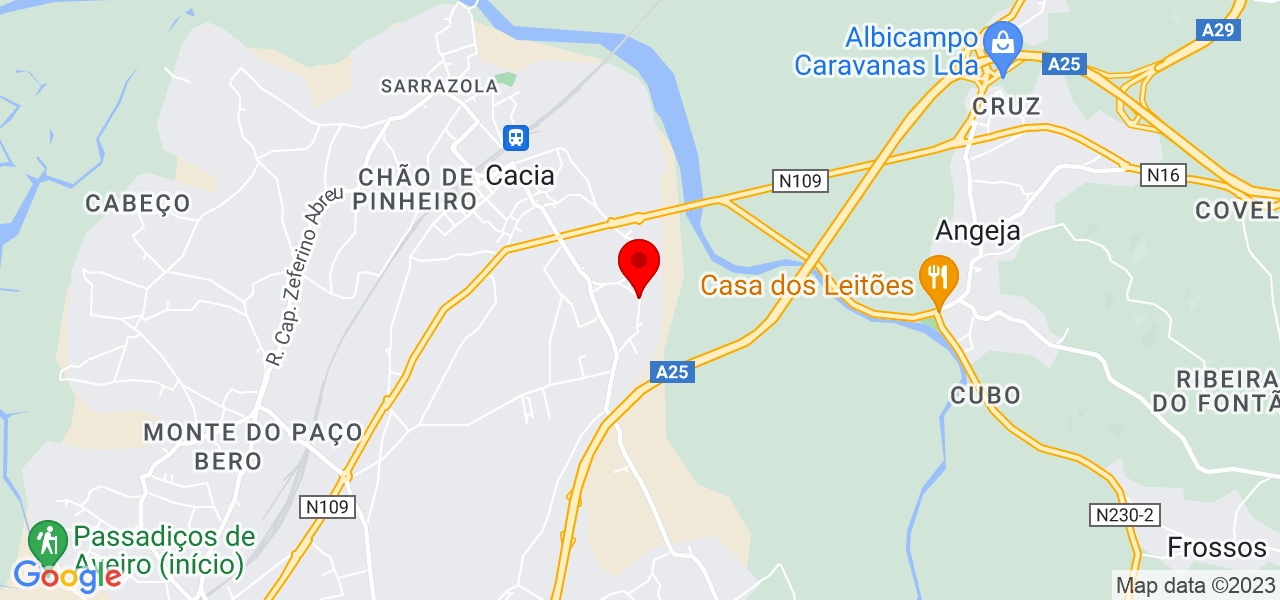 Ben&iacute;cio Medeiros - Aveiro - Aveiro - Mapa