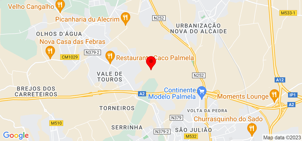 Bruno - Setúbal - Palmela - Map