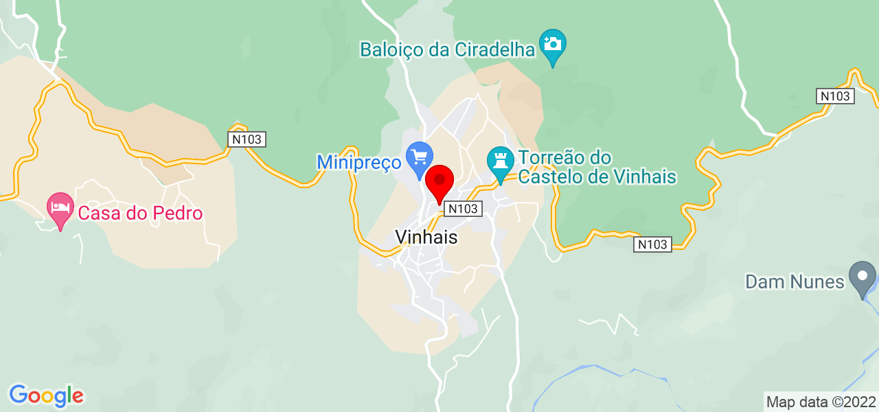 Julia - Bragança - Vinhais - Mapa