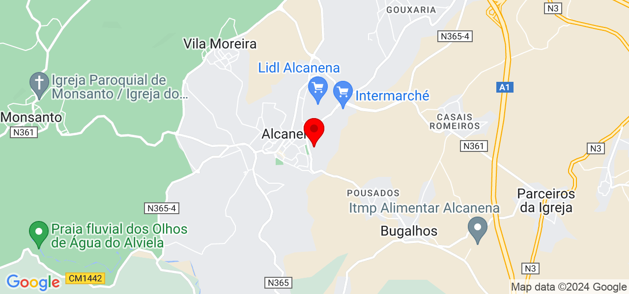 Joyce Liseth - Santarém - Alcanena - Karte
