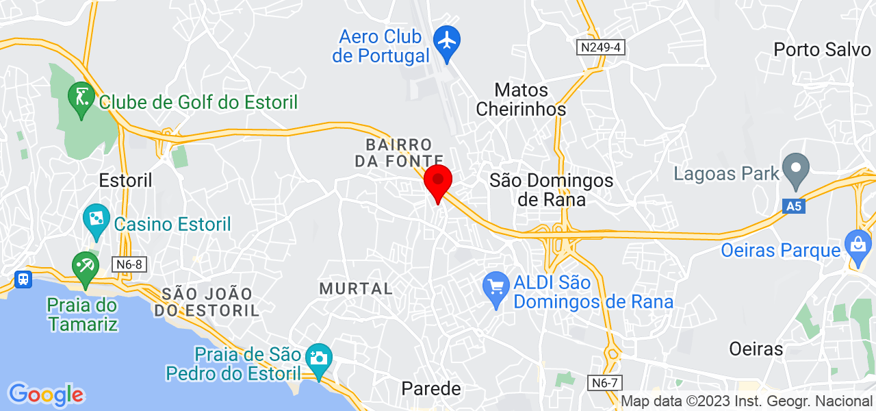 rodrigo magalh&atilde;es - Lisboa - Cascais - Mapa