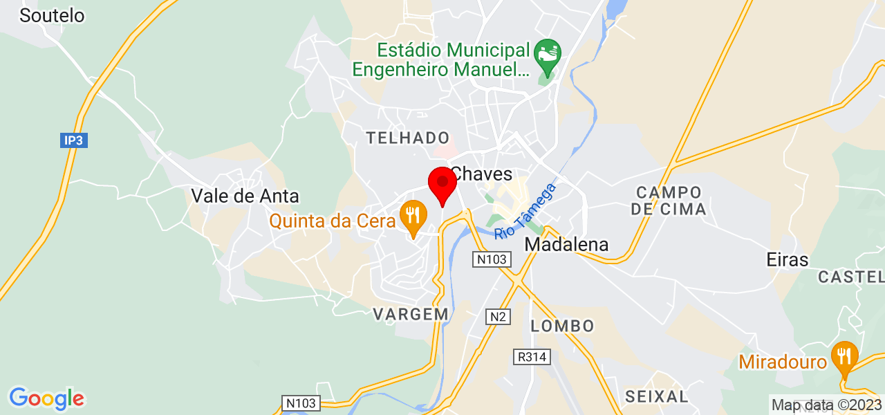 Miguel Almeida - Vila Real - Chaves - Mapa