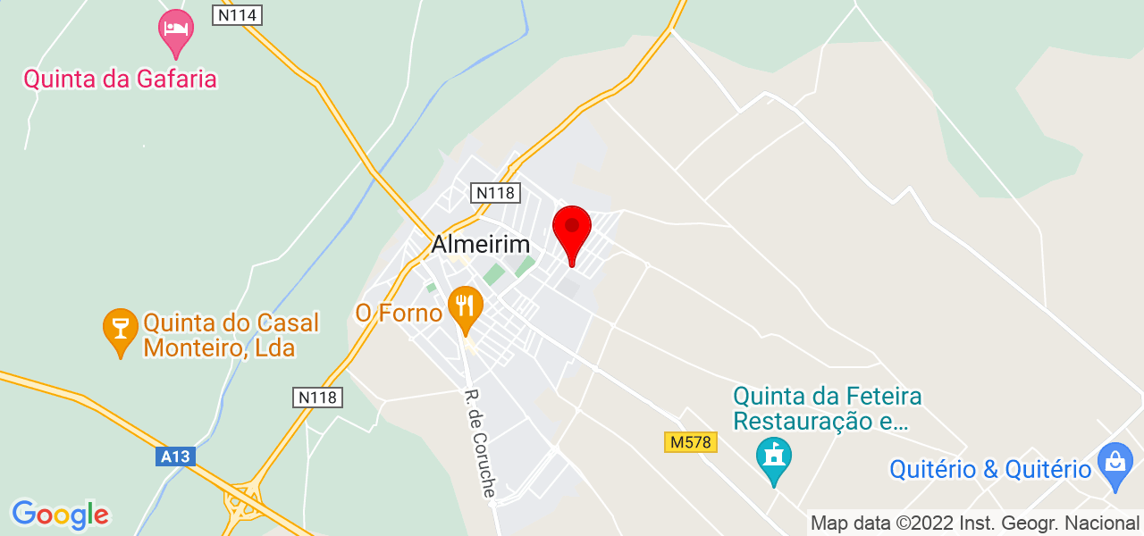Souza Remodela&ccedil;&otilde;es - Santarém - Almeirim - Mapa