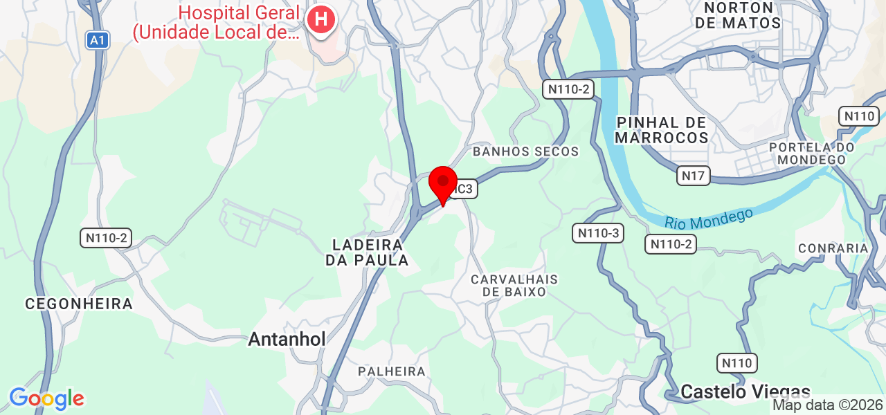 Marco Calado - Coimbra - Coimbra - Mapa