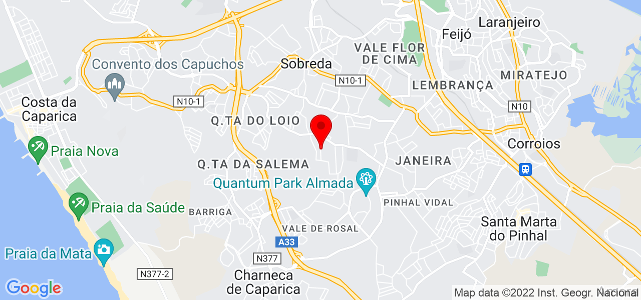 Silva Remodela&ccedil;&otilde;es - Setúbal - Almada - Mapa