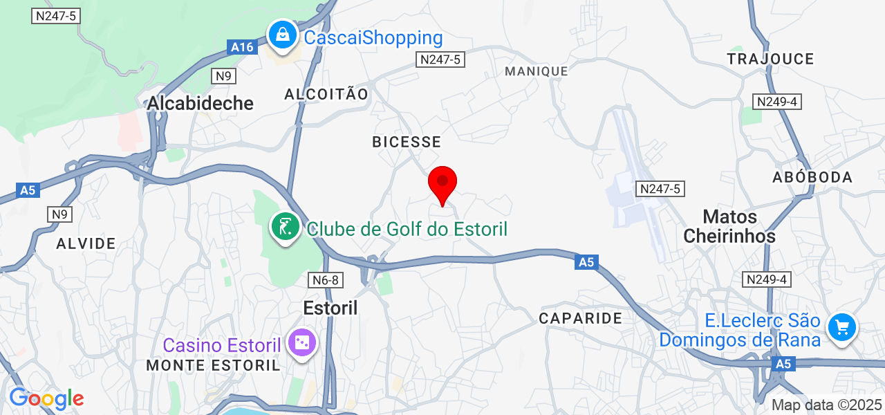 Carlos Reis - Lisboa - Cascais - Karte
