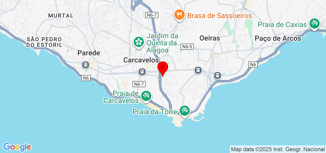 Maria Santana - Lisboa - Cascais - Mapa