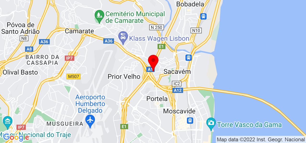 Natacha - Lisboa - Loures - Mapa