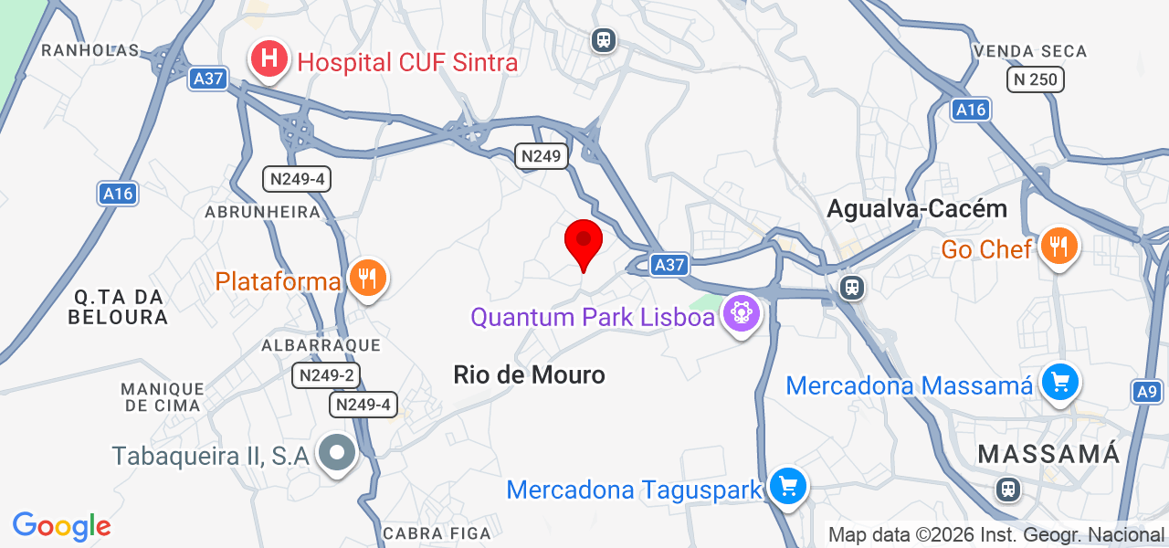 Conceito clean - Lisboa - Sintra - Mapa