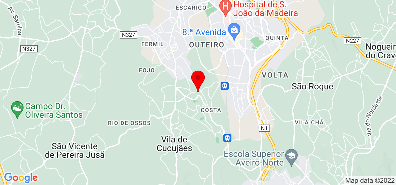 Jaime - Aveiro - Oliveira de Azeméis - Mapa