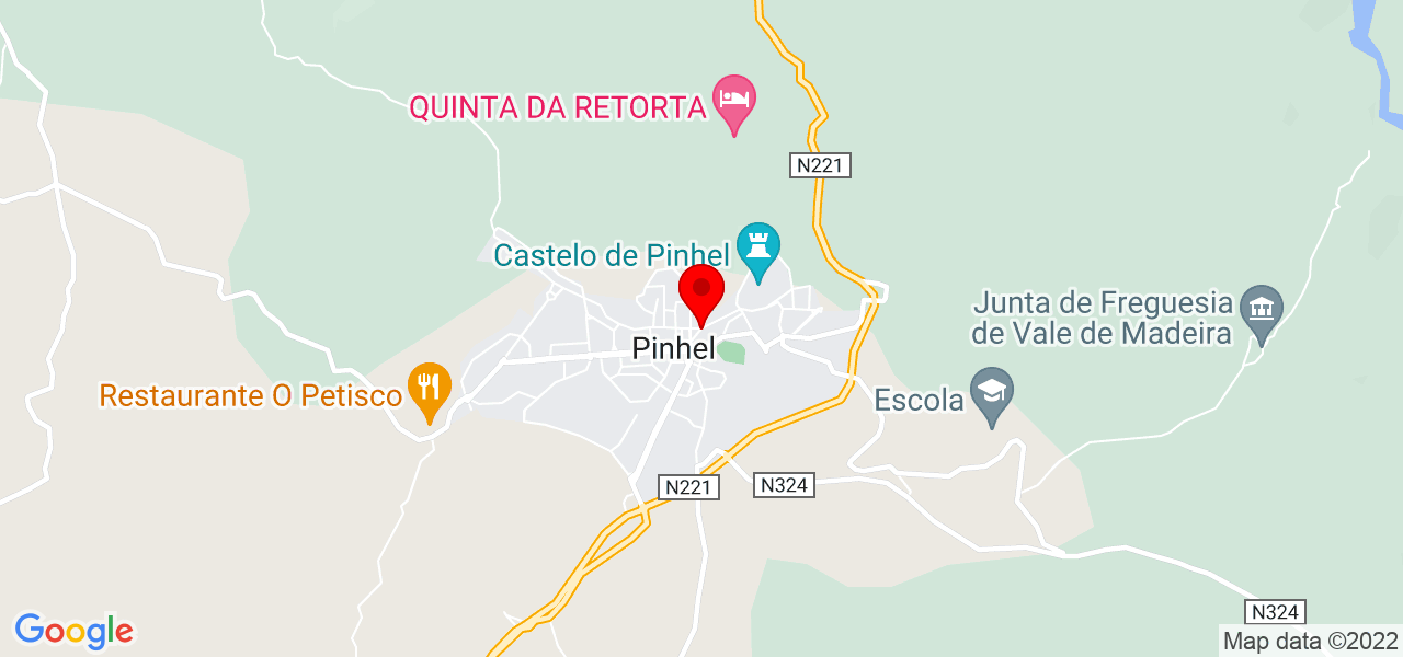 Cl&aacute;udia Augusto - Guarda - Pinhel - Mapa