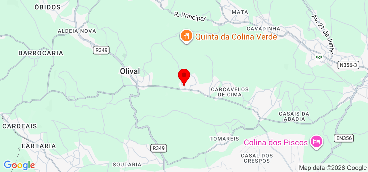 Serralheria Pro Inox - Santarém - Ourém - Mapa