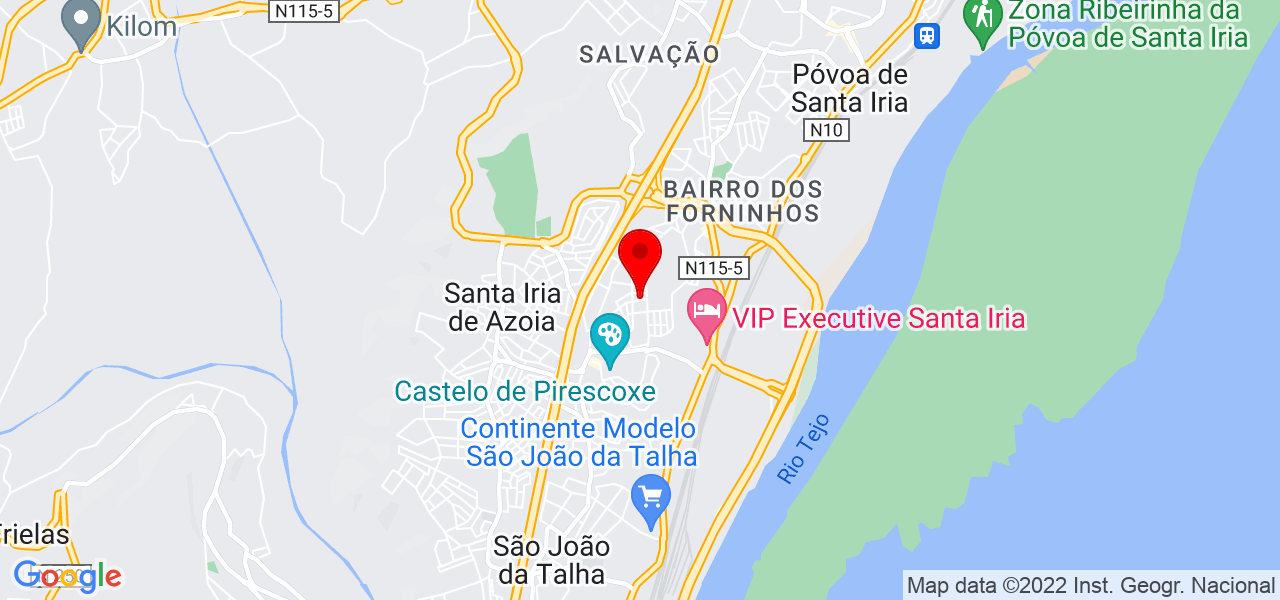 Evine Fonseca - Lisboa - Loures - Mapa