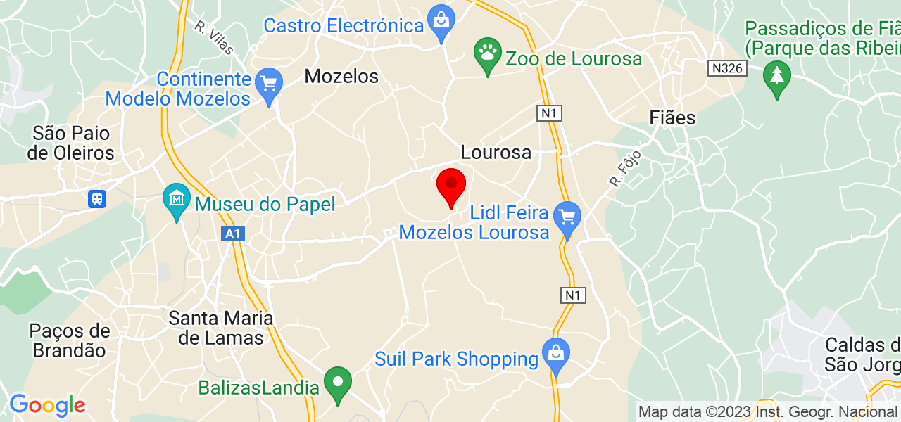 L&uacute;cia marujo - Aveiro - Santa Maria da Feira - Mapa