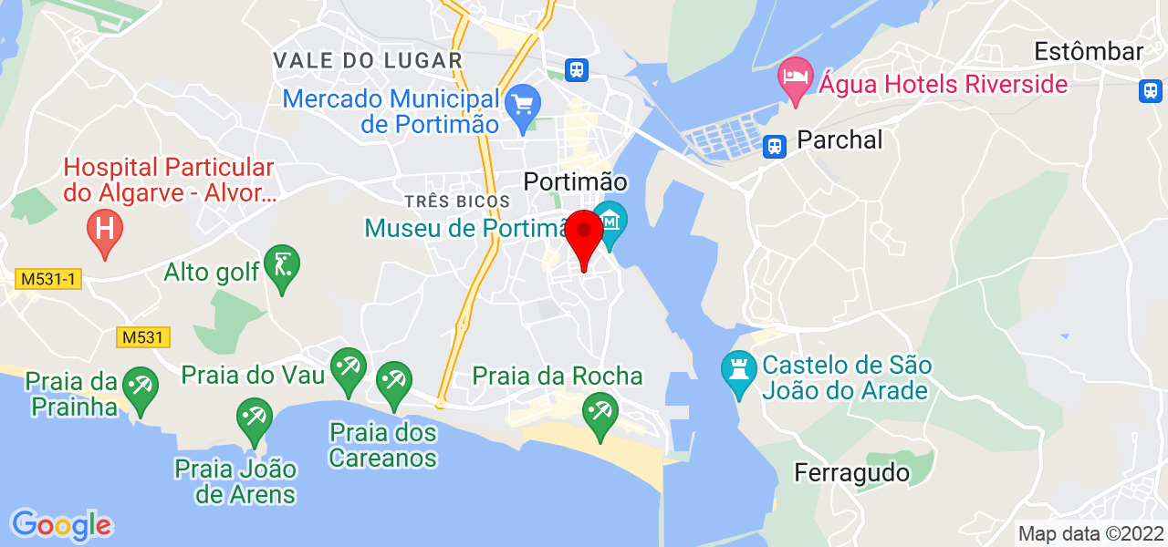 Solange silva - Faro - Portimão - Mapa