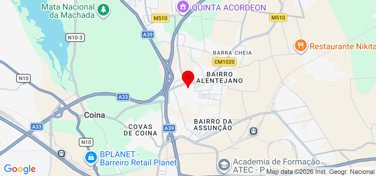 Sérgio Fiúza - Setúbal - Barreiro - Karte