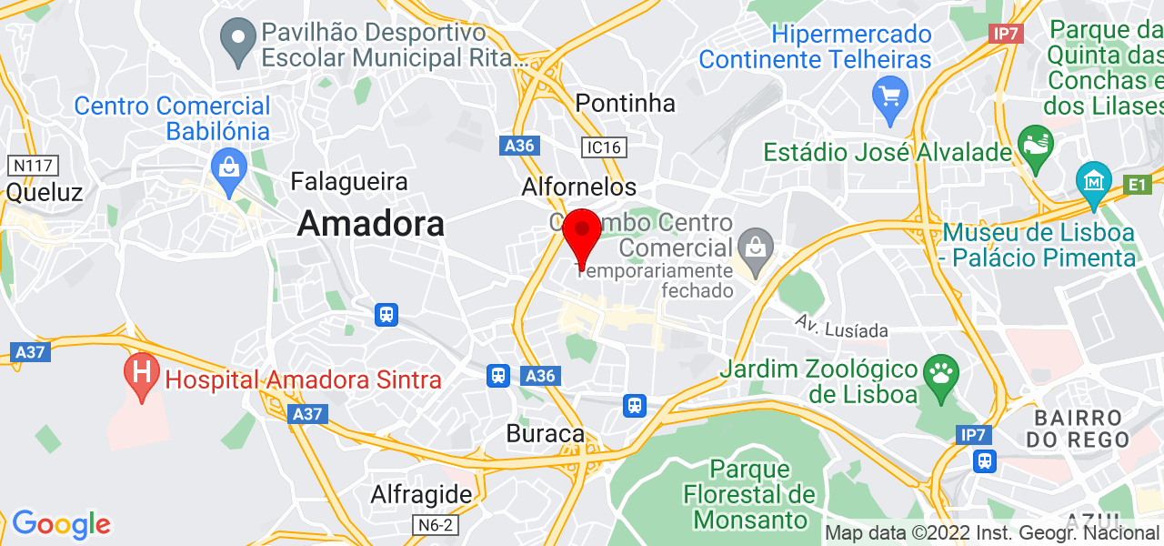 Tiago C&acirc;ndido - Lisboa - Lisboa - Mapa