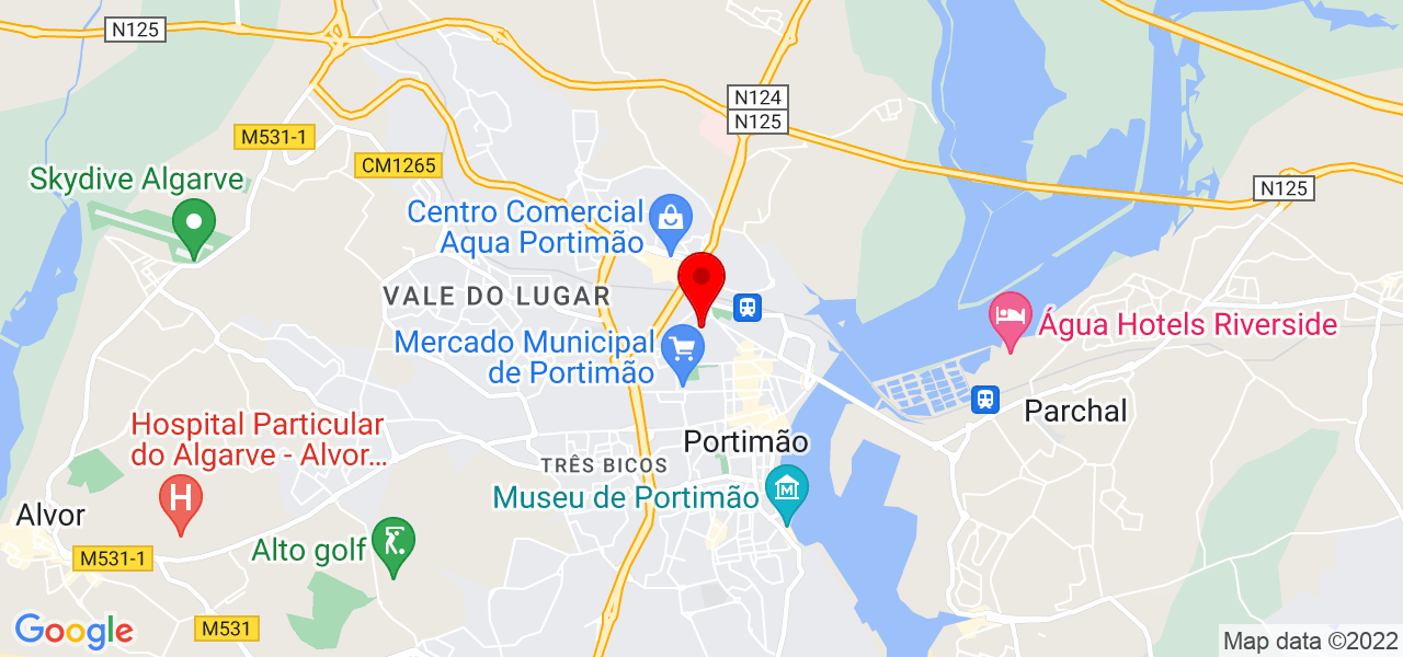 Alexandra Filipa - Faro - Portimão - Mapa