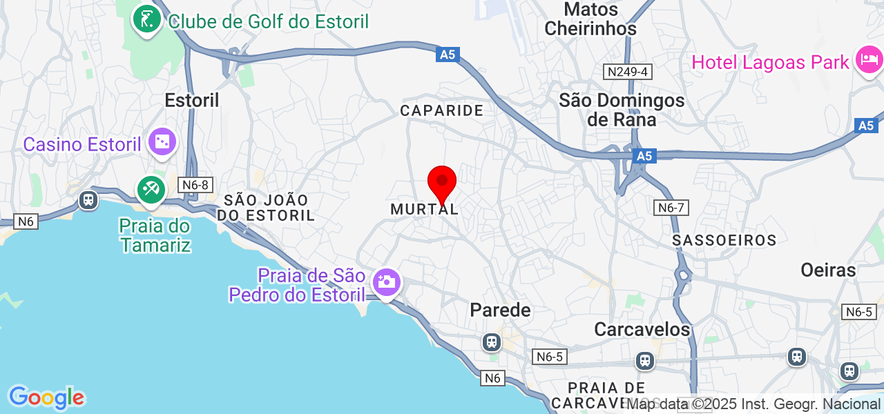 Magic Tones Band - Lisboa - Cascais - Map