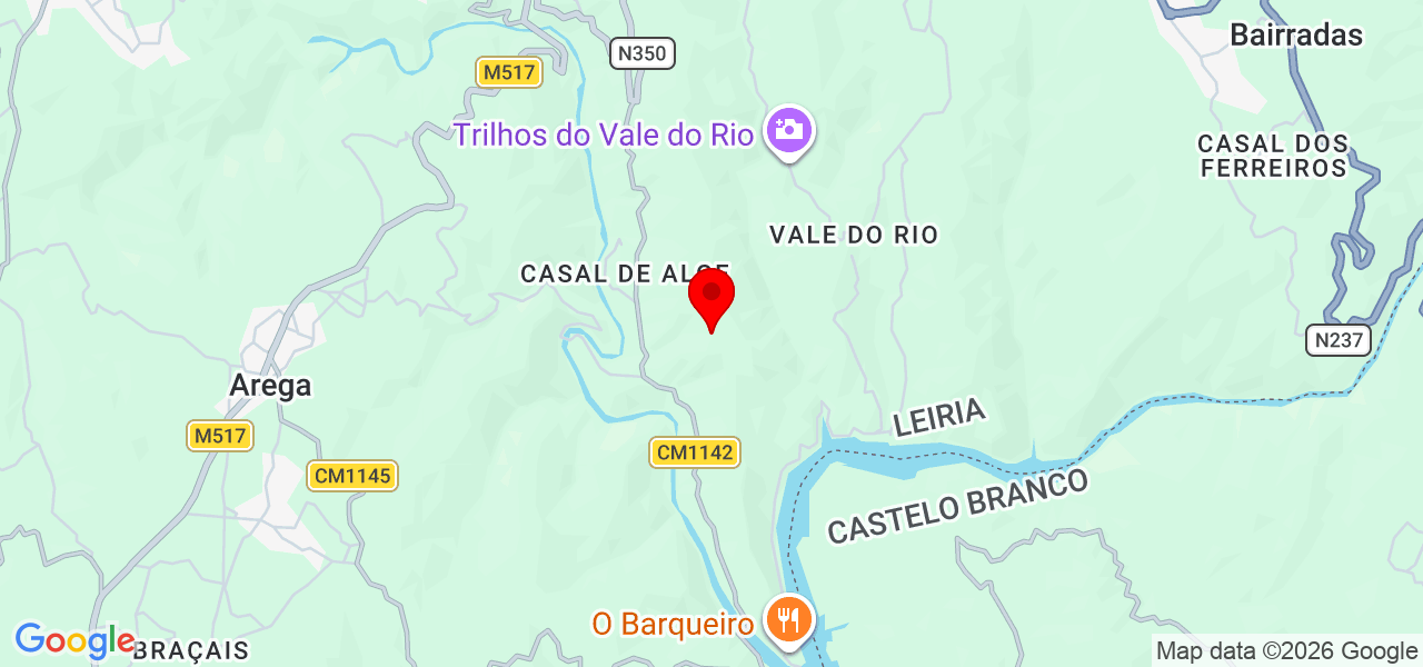 GW serviços técnicos - Leiria - Alvaiázere - Mapa
